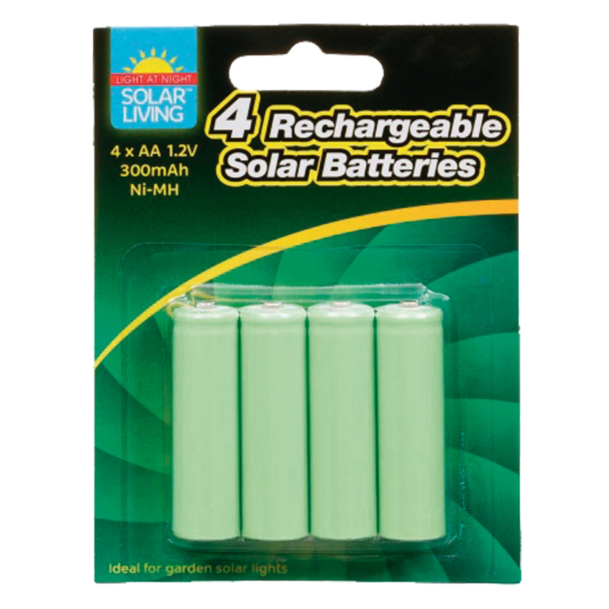 4er-Pack Solar Batterien AAA (300mAh)