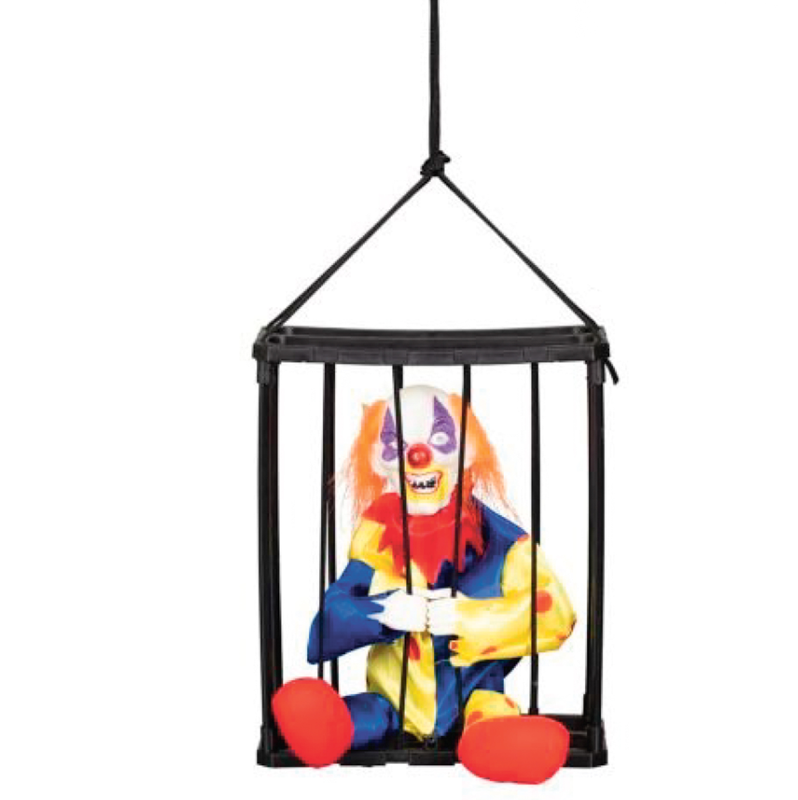Halloween Clown im Käfig animiert