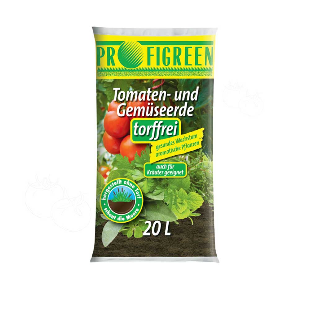 20 Liter Tomaten- &amp; Gemüseerde torffrei