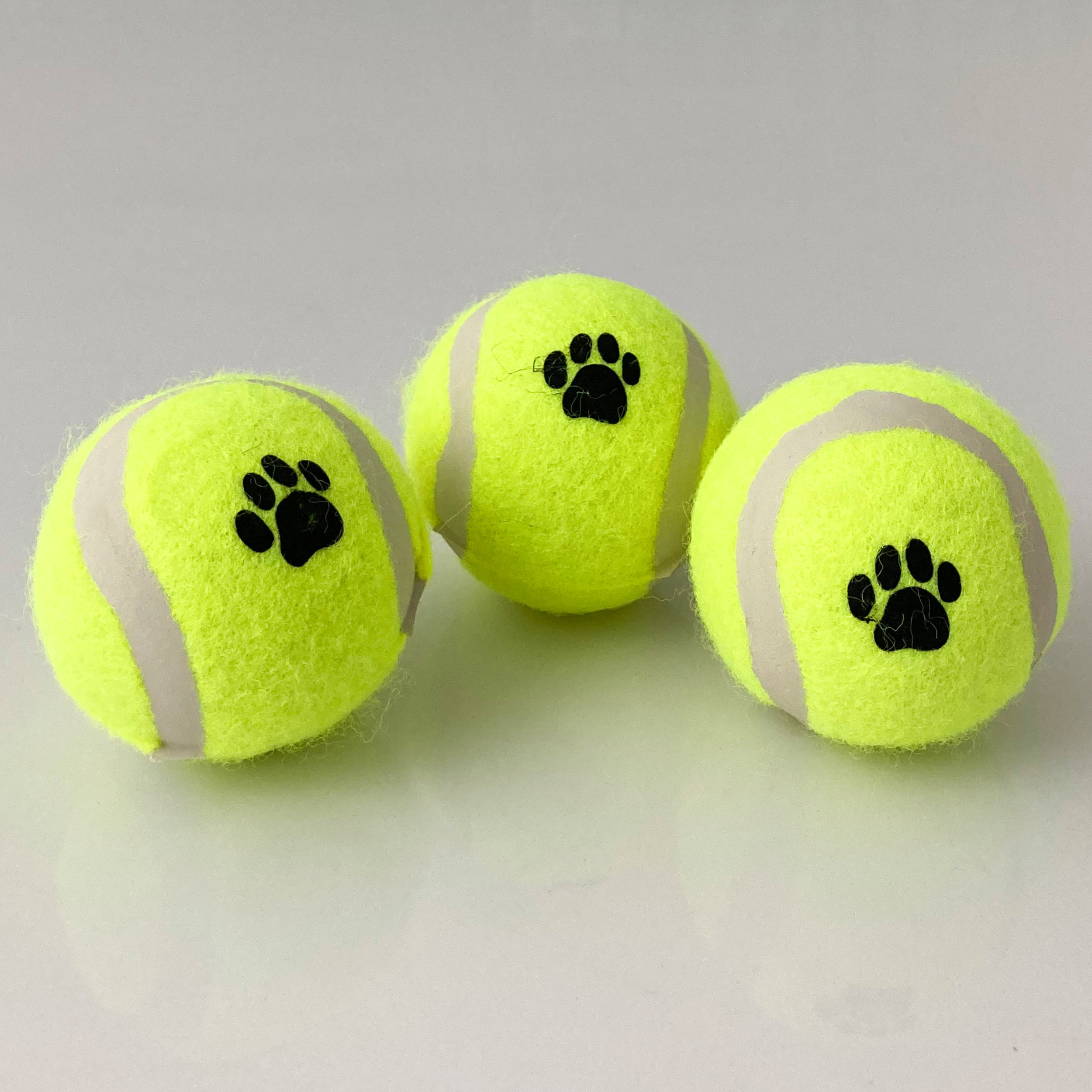Tennisball 3er Set für Hunde